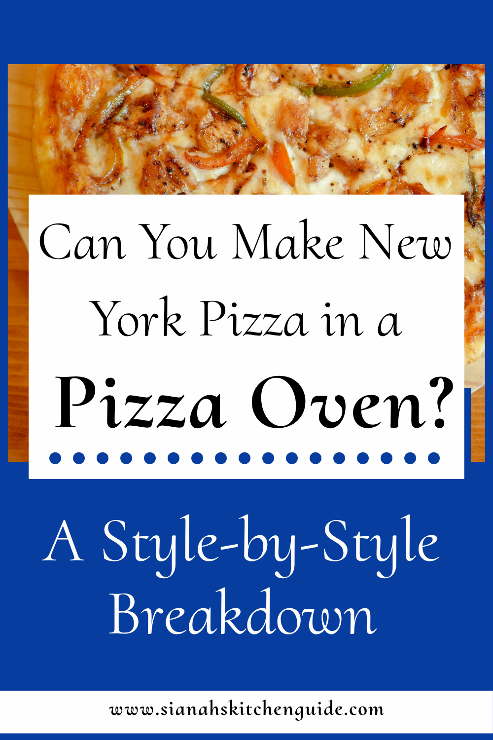 can you make New York pizza in a pizza oven