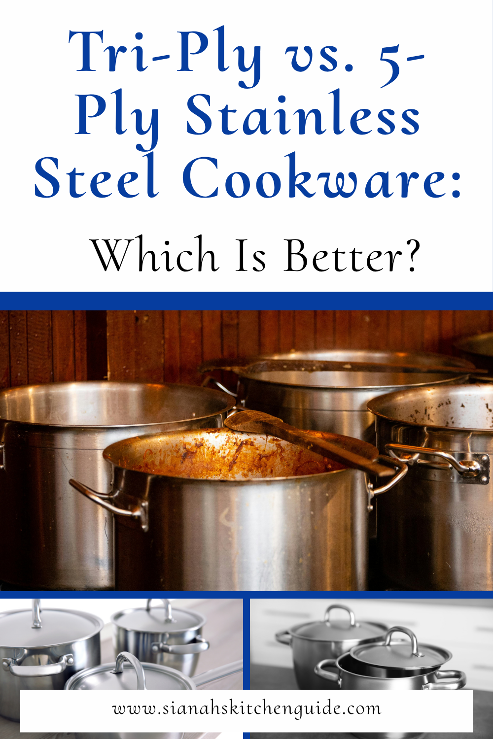 tri-ply vs. 5-ply stainless steel cookware