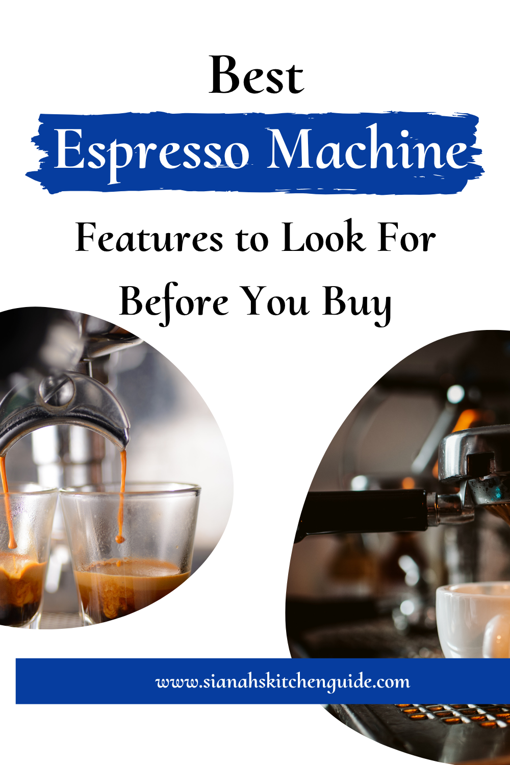 best espresso machine features