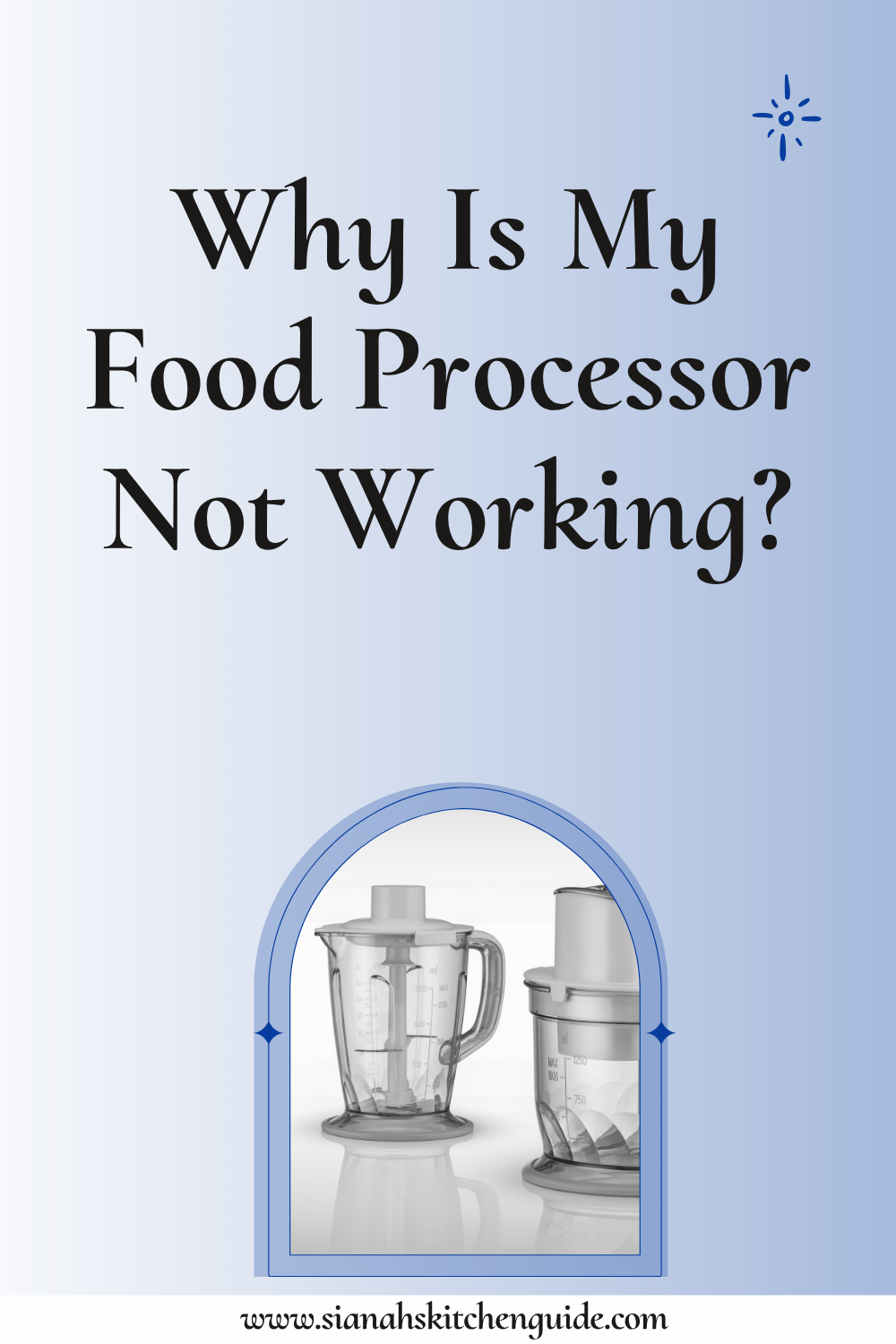 food processor not working