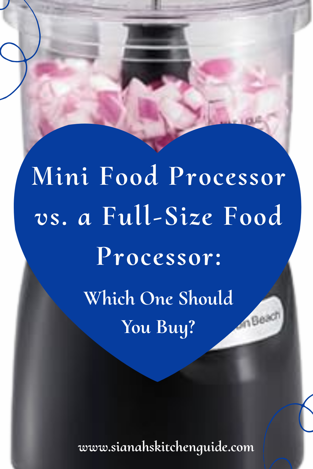 mini food processor vs. a full-size food processor